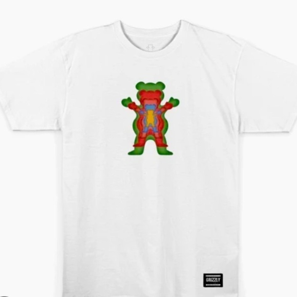 Grizzly Inside Out T-Shirt, US Men’s Size Small, Unworn, NWT